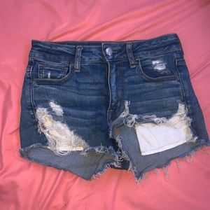 American eagle jean shorts